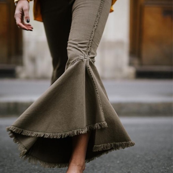 cinq a sept Pants - CINQ À SEPT -HP🌟-Olive Green Wysteria Pants SZ 00